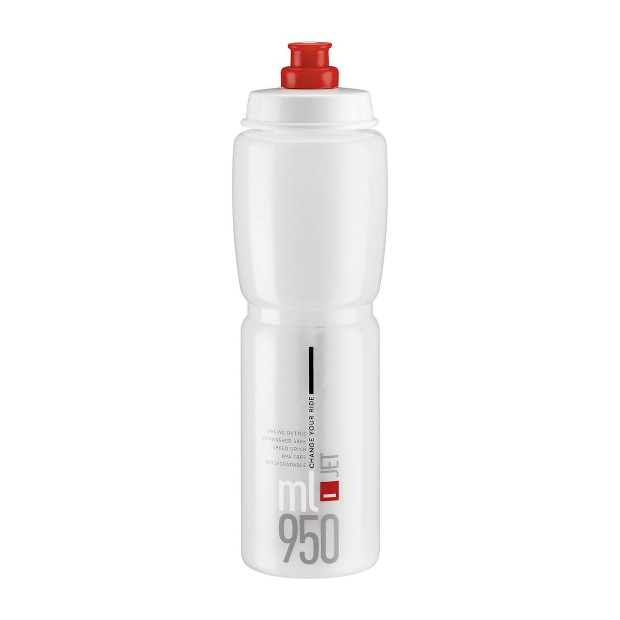 Borraccia Elite Jet Logo 950ml - Trasparente - I
