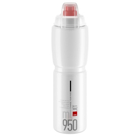 Borraccia Elite Jet Logo Plus 950ml - Trasparente - H