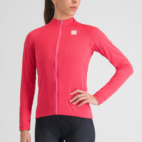 Maglia donna maniche lunghe Sportful Matchy - Rosa scuro - D