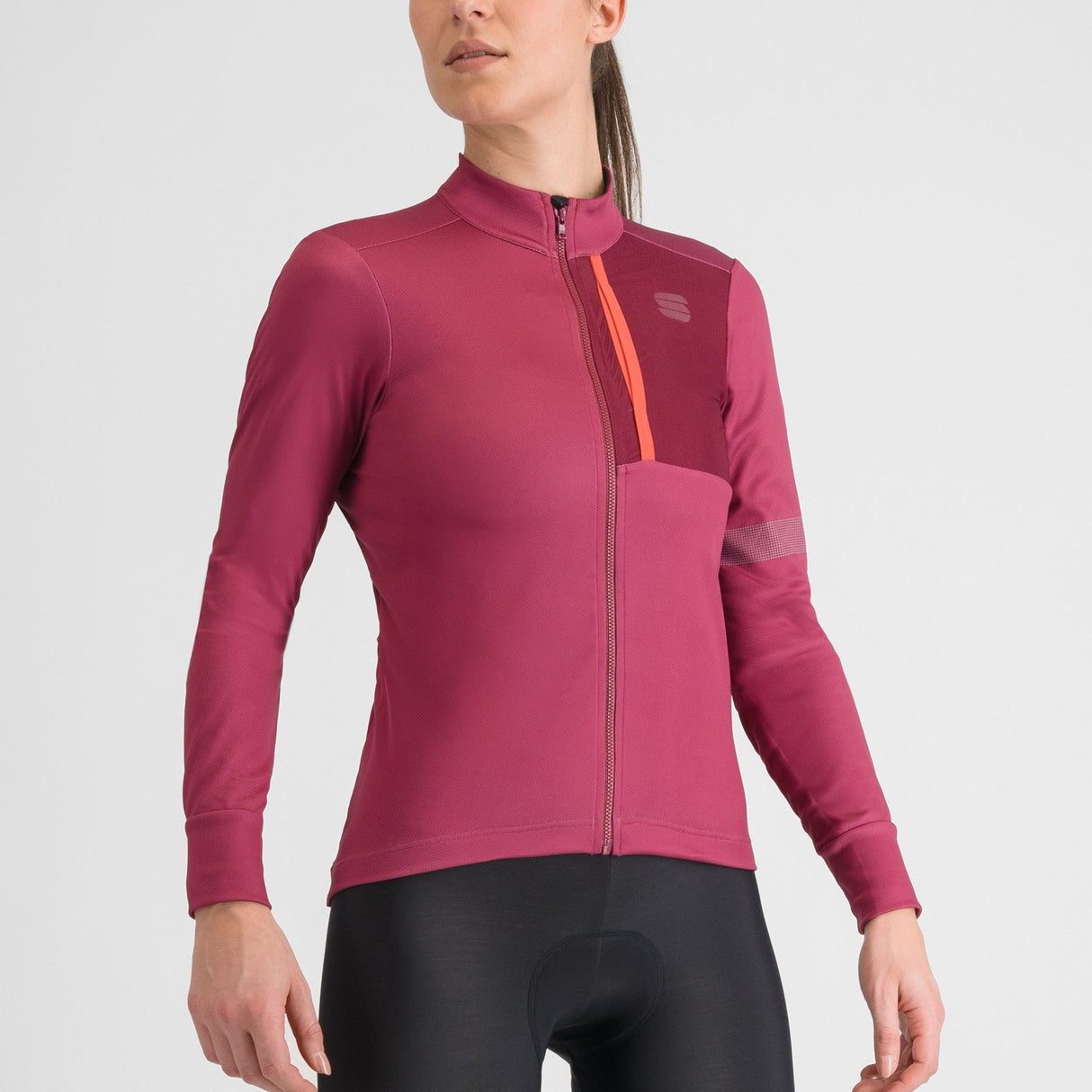 Maglia donna maniche lunghe Sportful Supergiara - Rosa - F