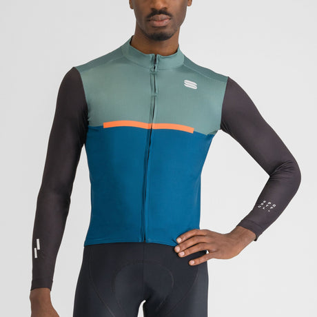 Maglia maniche lunghe Sportful Pista - Blu verde - A