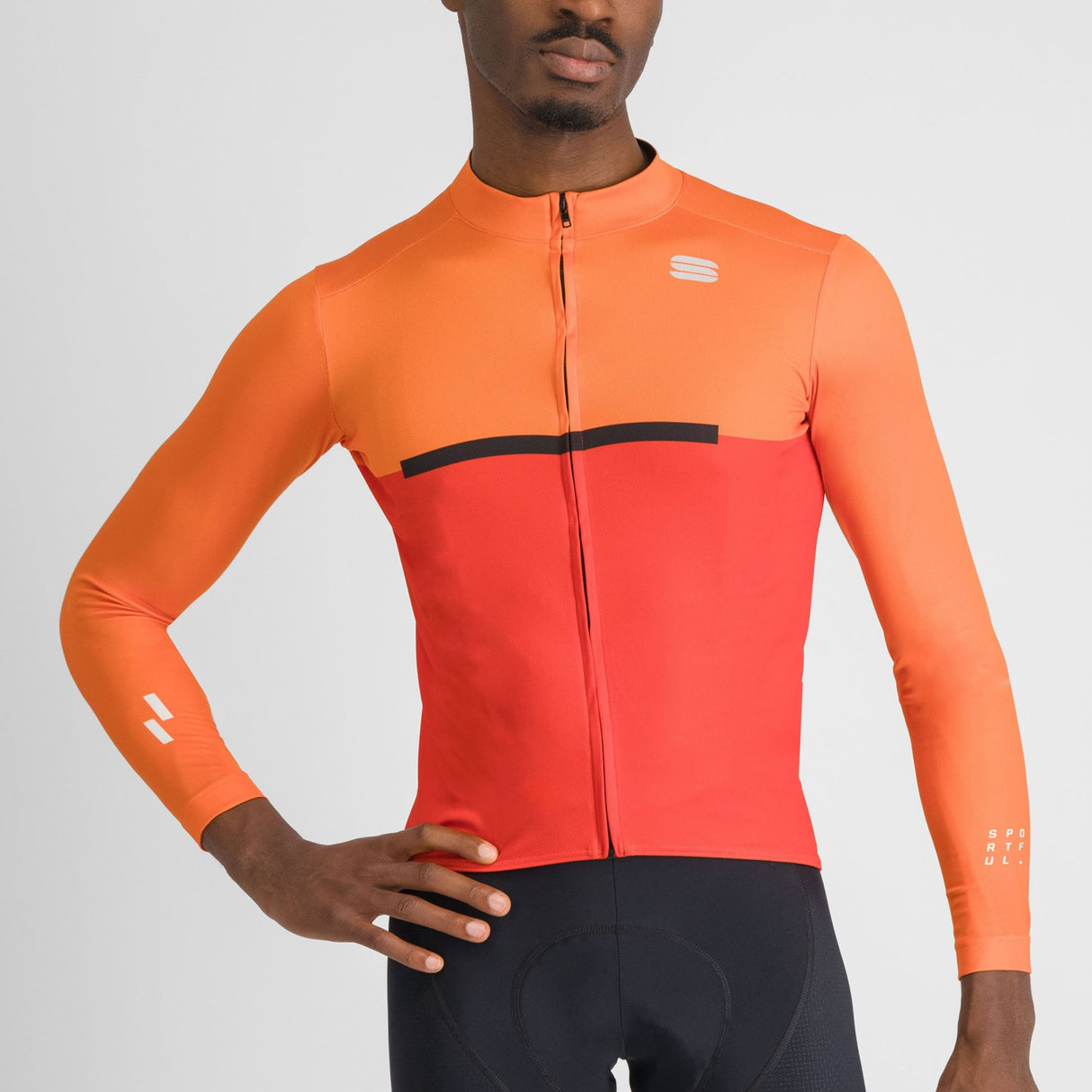 Maglia maniche lunghe Sportful Pista - Arancio - O
