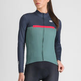Maglia maniche lunghe donna Sportful Pista - Verde - E