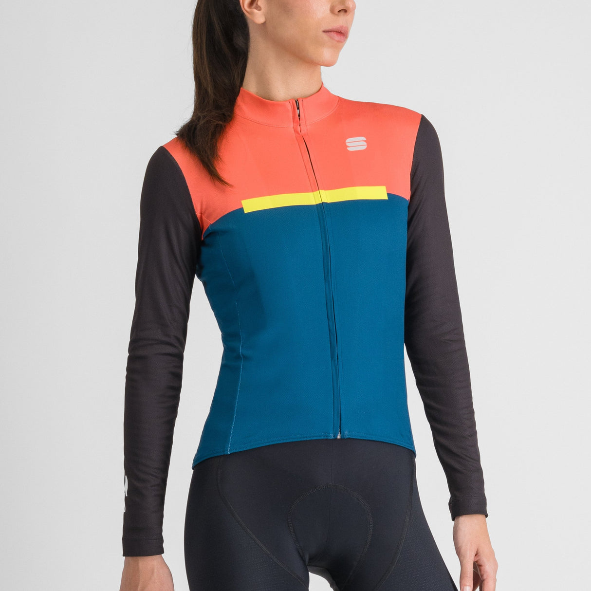 Maglia maniche lunghe donna Sportful Pista - Blu - D