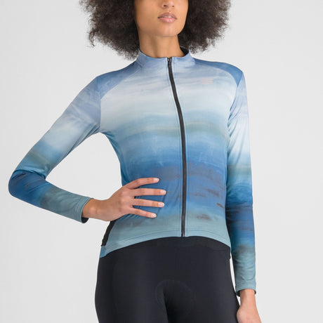 Maglia maniche lunghe donna Sportful Flow Supergiara - Blu - G
