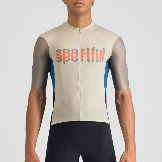 Maglia Sportful Supergiara Logo - Beige