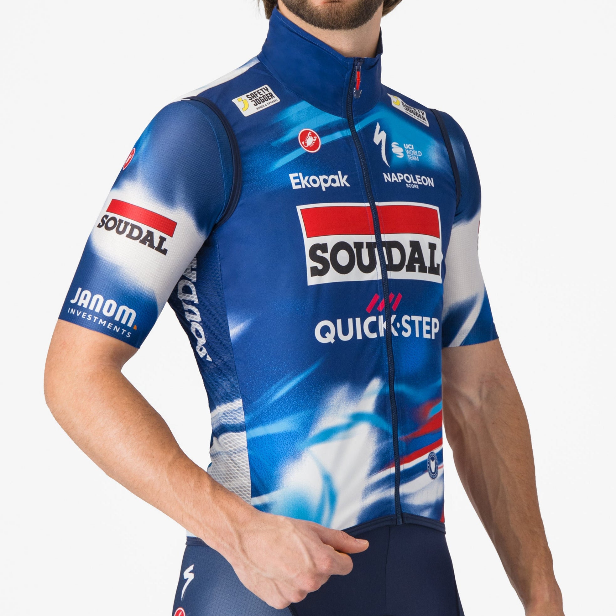 Gilet Castelli Soudal Quick-Step 2025 Pro Light Wind - N
