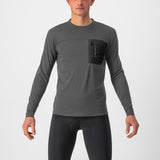 Maglia maniche lunghe Castelli Unlimited Merino - Grigio - B
