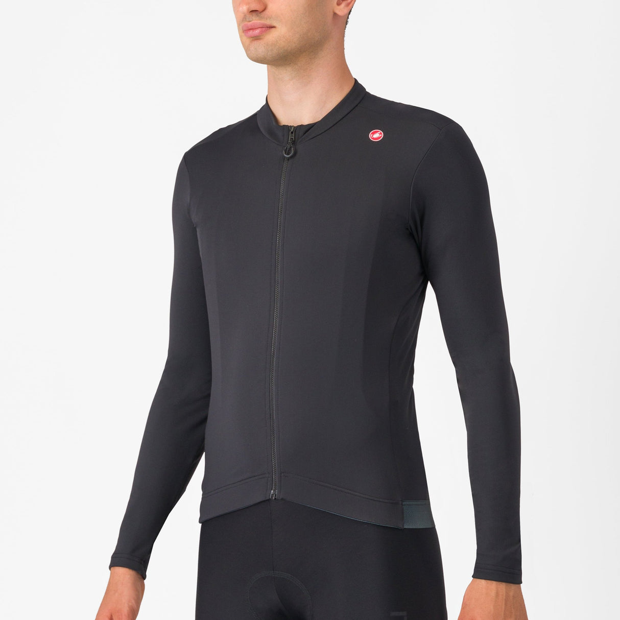 Maglia maniche lunghe Castelli Espresso Thermal - Nero - P