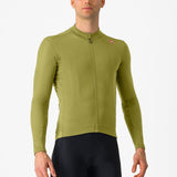 Maglia maniche lunghe Castelli Espresso Thermal - Verde - H
