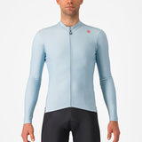 Maglia maniche lunghe Castelli Espresso Thermal - Azzurro - G