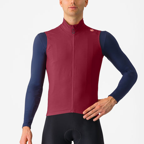 Gilet Castelli Espresso - Bordeaux - H