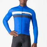 Maglia maniche lunghe Castelli Lineare - Blu - N