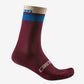 Calcetines Castelli Gara Thermal 18 - Bordeaux