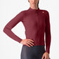 Maglia donna maniche lunghe Castelli Espresso Thermal - Bordeaux - F