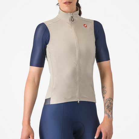 Gilet donna Castelli Espresso - Beige - A