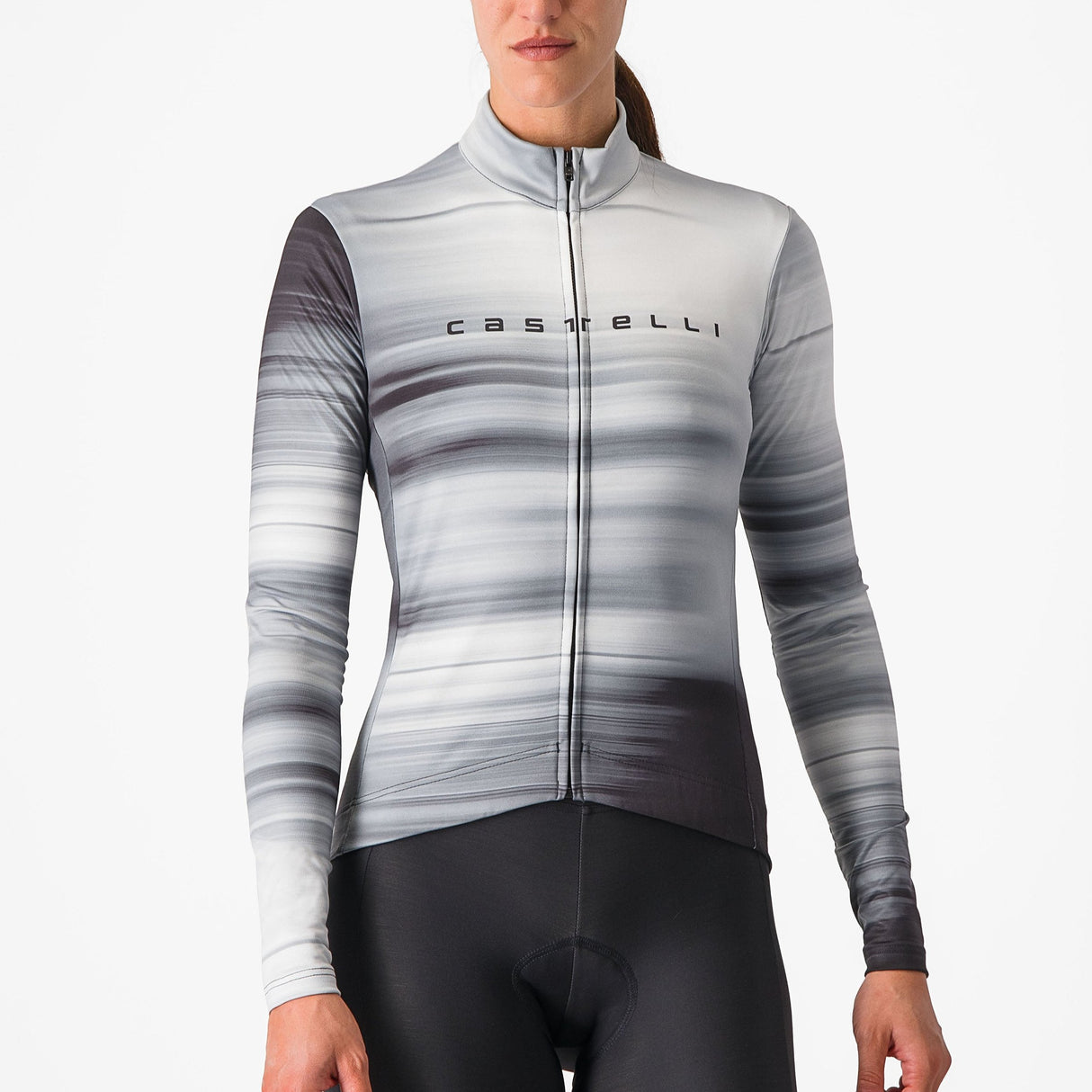 Maglia donna maniche lunghe Castelli Phase - Bianco - E