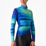 Maglia donna maniche lunghe Castelli Phase - Blu - N