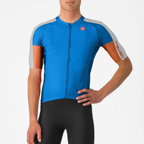 Maglia Castelli Entrata 6 - Azzurro arancio - L