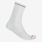 Chaussettes Castelli Premio Evo 18 - Blanc