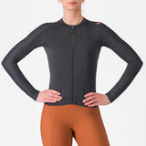 Maglia donna maniche lunghe Castelli Espresso - Nero - C