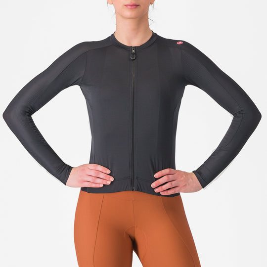 Castelli Espresso women long sleeve jersey - Black
