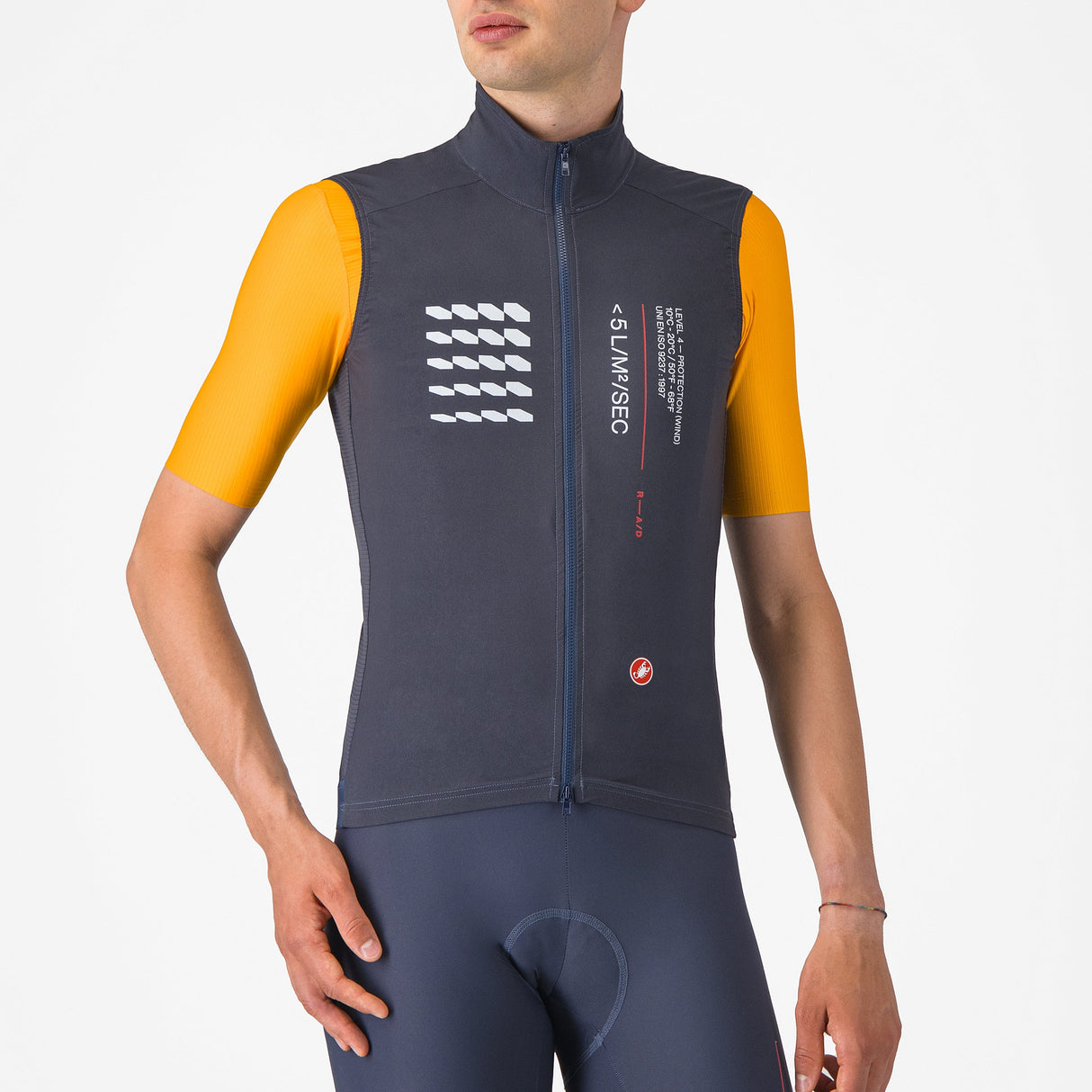 Gilet Castelli Espresso R-A/D - Blu - D