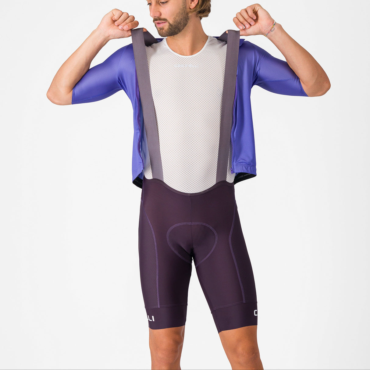 Salopette Castelli Competizione 2 Kit - Viola