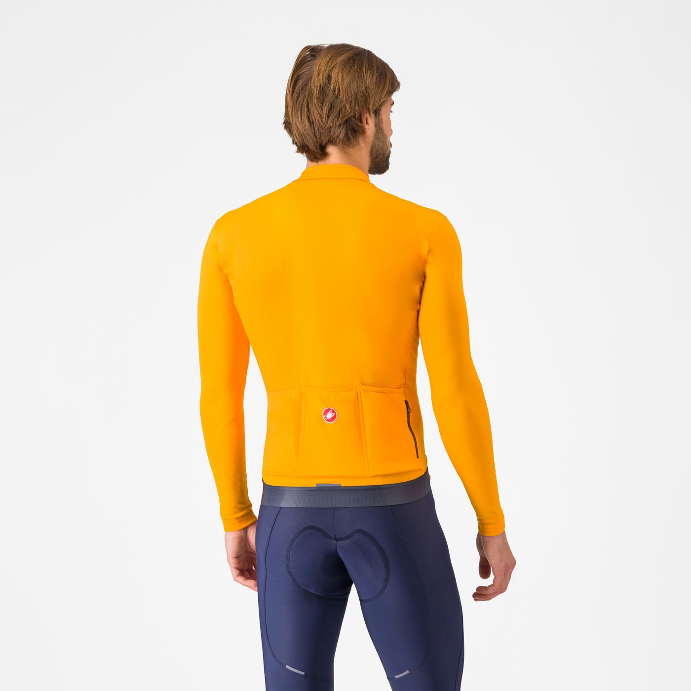 Maglia maniche lunghe Castelli Espresso Thermal - Giallo