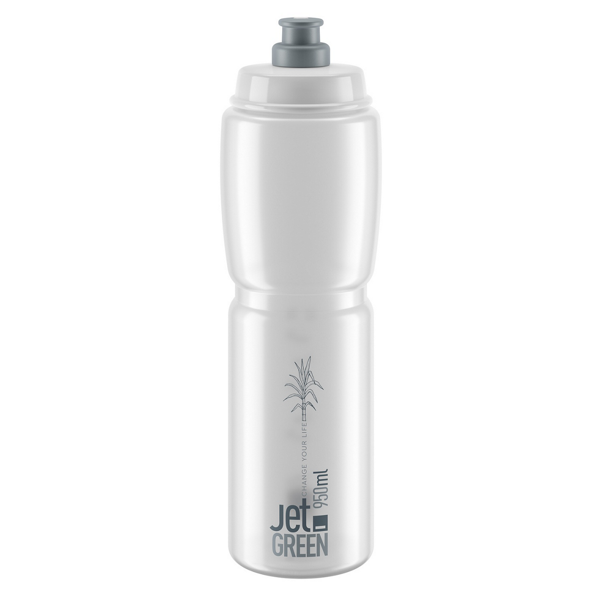 Borraccia Elite Jet Green 950ml - Trasparente - D