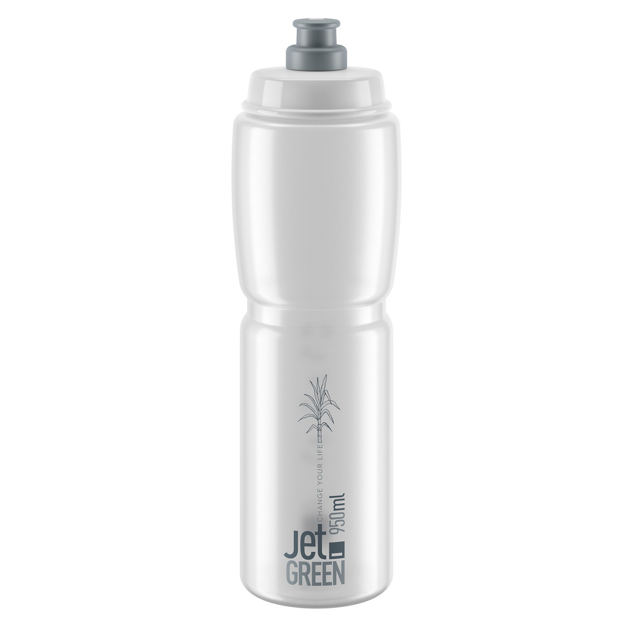 Borraccia Elite Jet Green 950ml - Trasparente - D