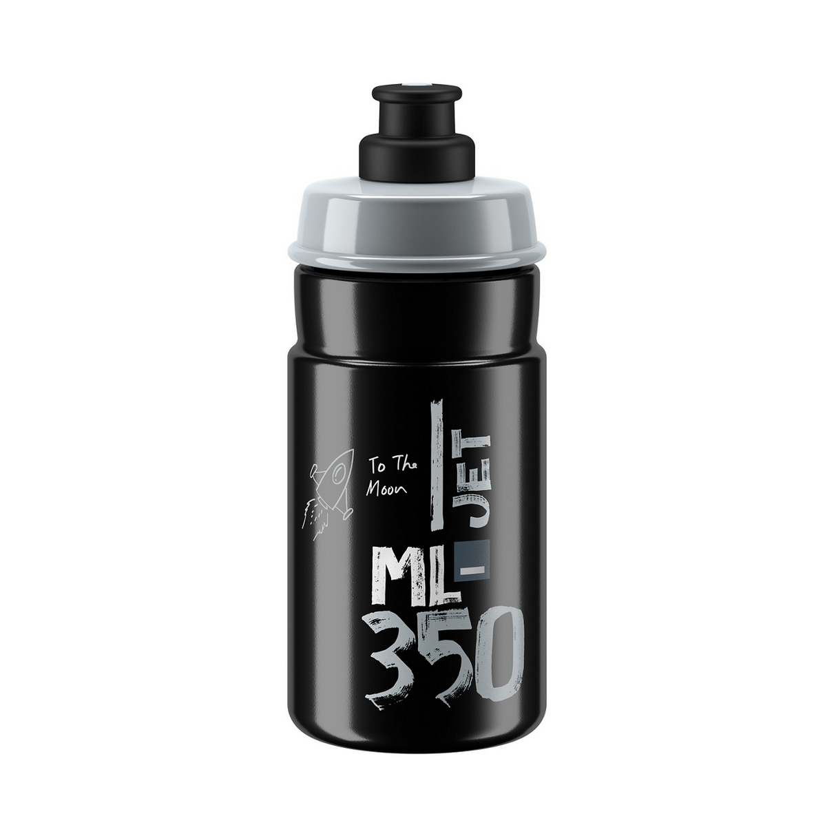 Borraccia Elite Jet Logo 350ml - Nero - N