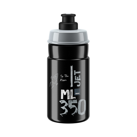Borraccia Elite Jet Logo 350ml - Nero - N