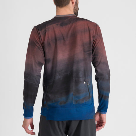 Maglia maniche lunghe Sportful Flow Giara - Blu - M