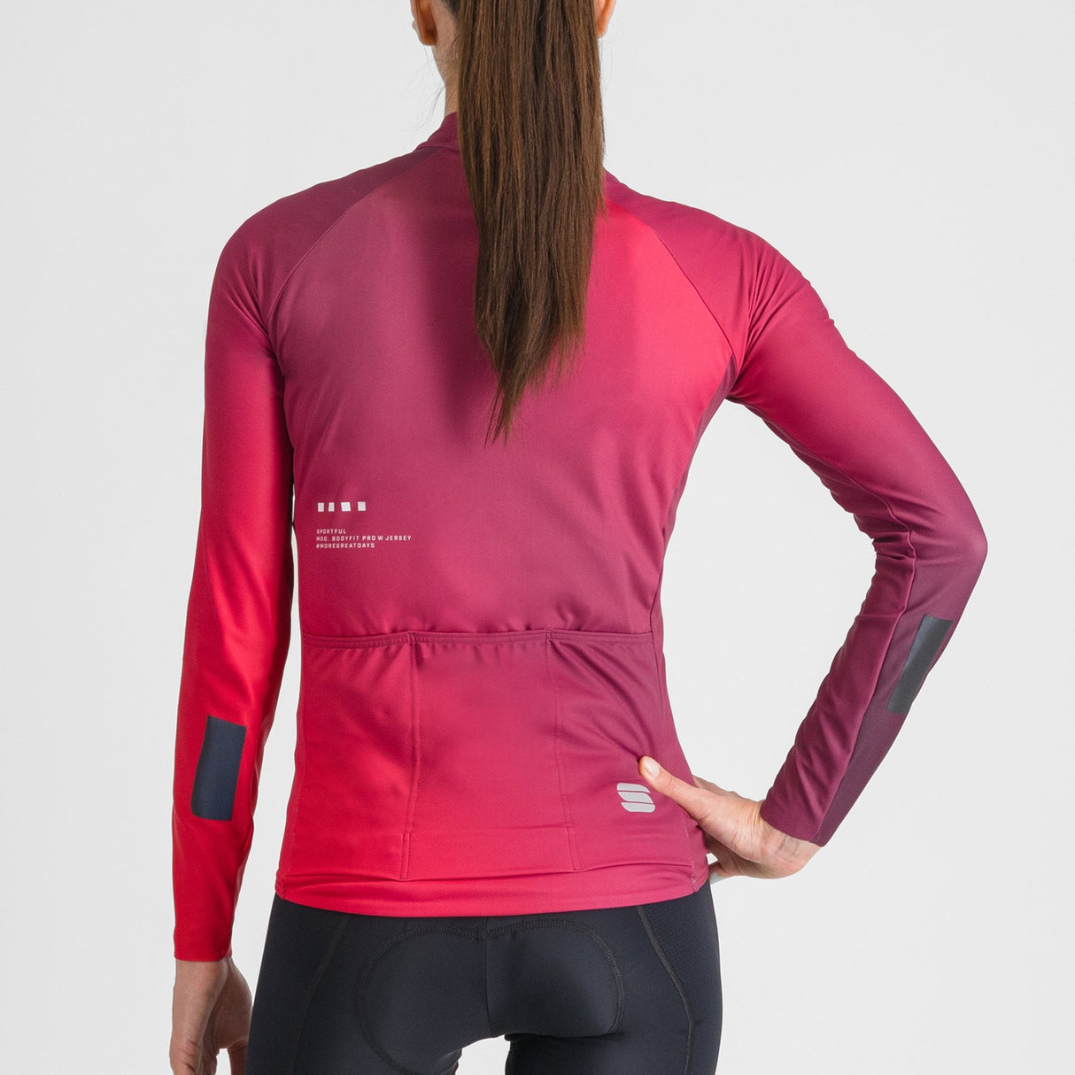 Maglia maniche lunghe donna Sportful Bodyfit Pro - Rosa - N