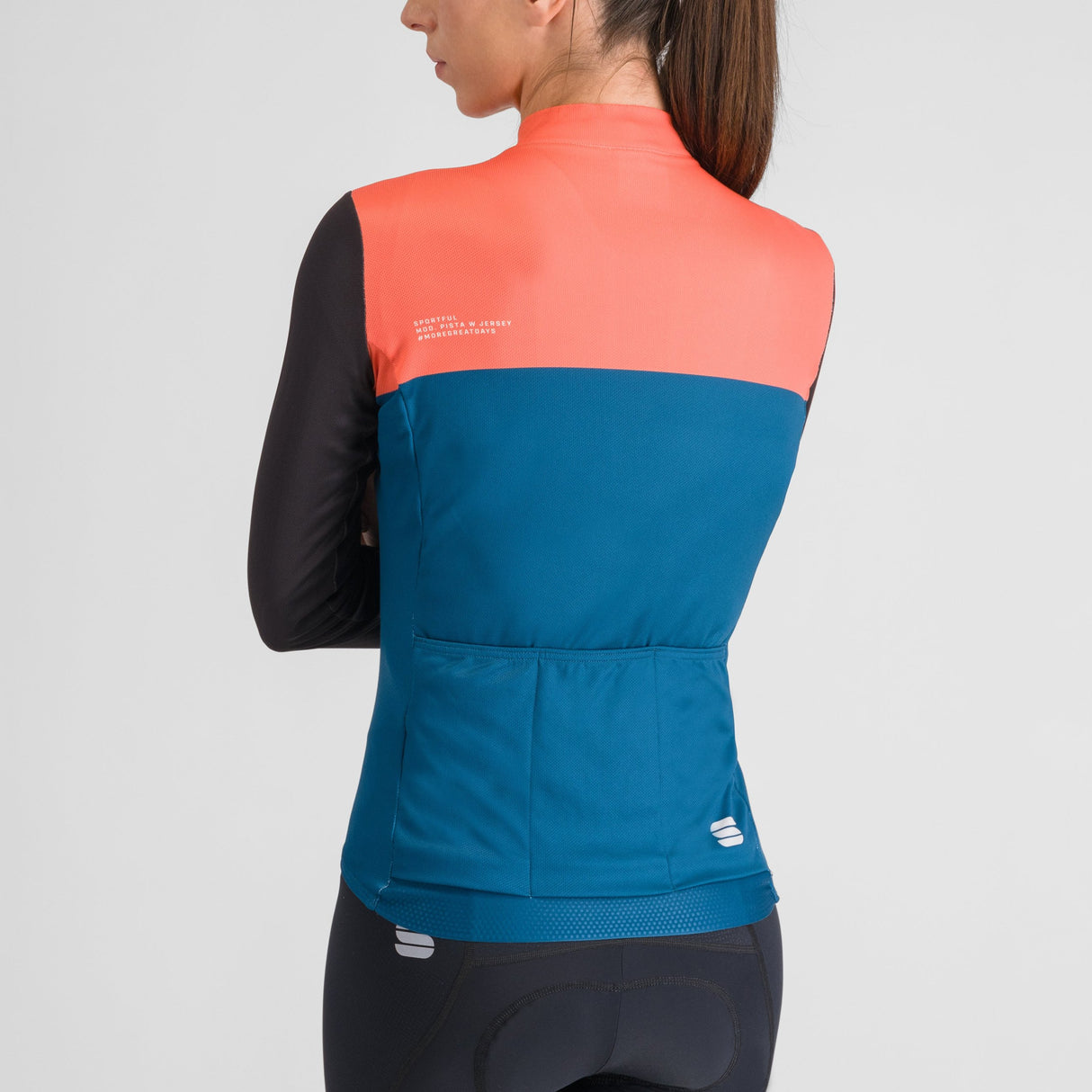 Maglia maniche lunghe donna Sportful Pista - Blu - E