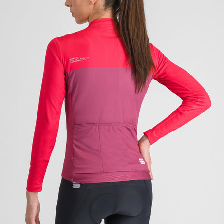 Maglia maniche lunghe donna Sportful Pista - Rosa - E