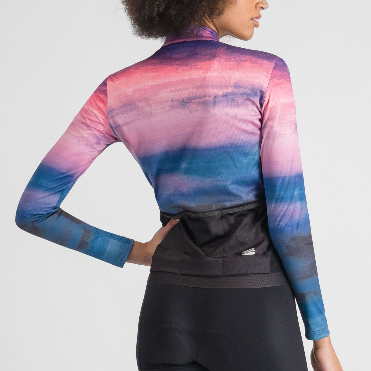 Maglia maniche lunghe donna Sportful Flow Supergiara - Blu rosa - A