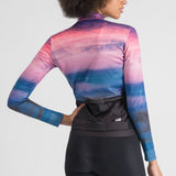 Maglia maniche lunghe donna Sportful Flow Supergiara - Blu rosa - A