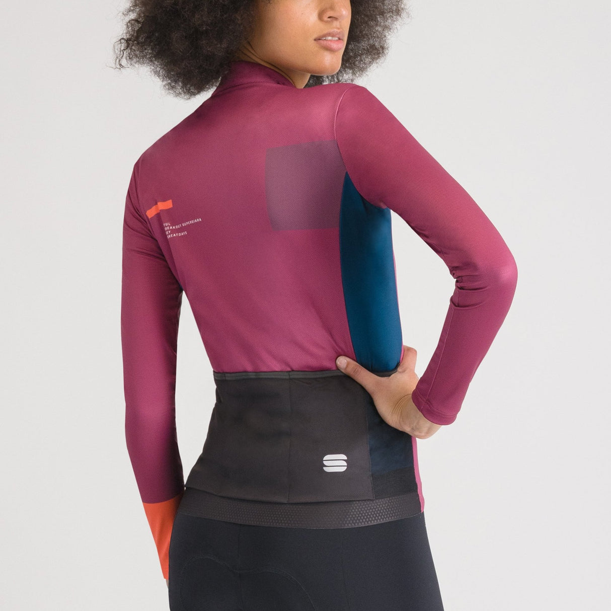 Maglia maniche lunghe donna Sportful Breakout Supergiara - Viola - N