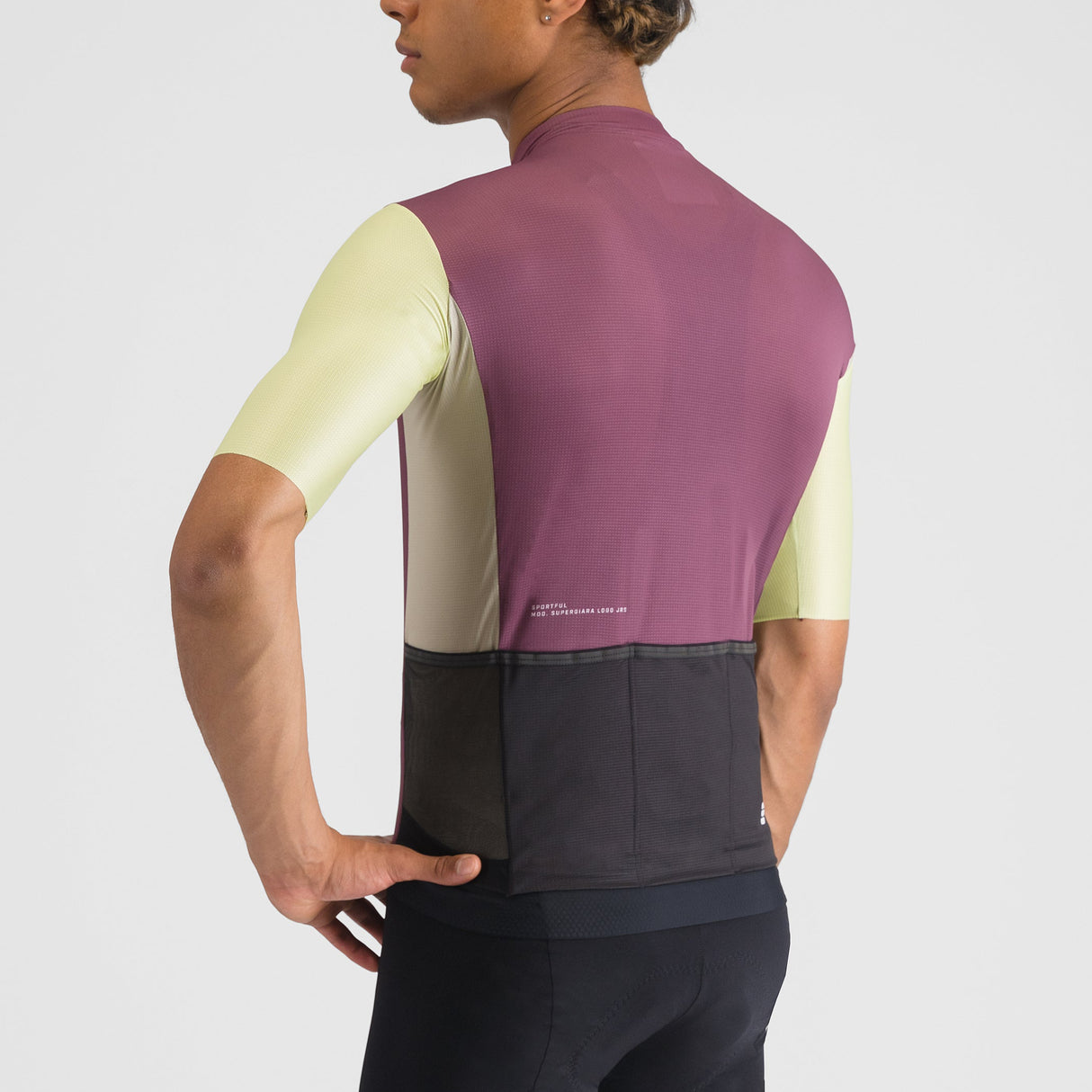 Maglia Sportful Supergiara Logo - Bordeaux - F