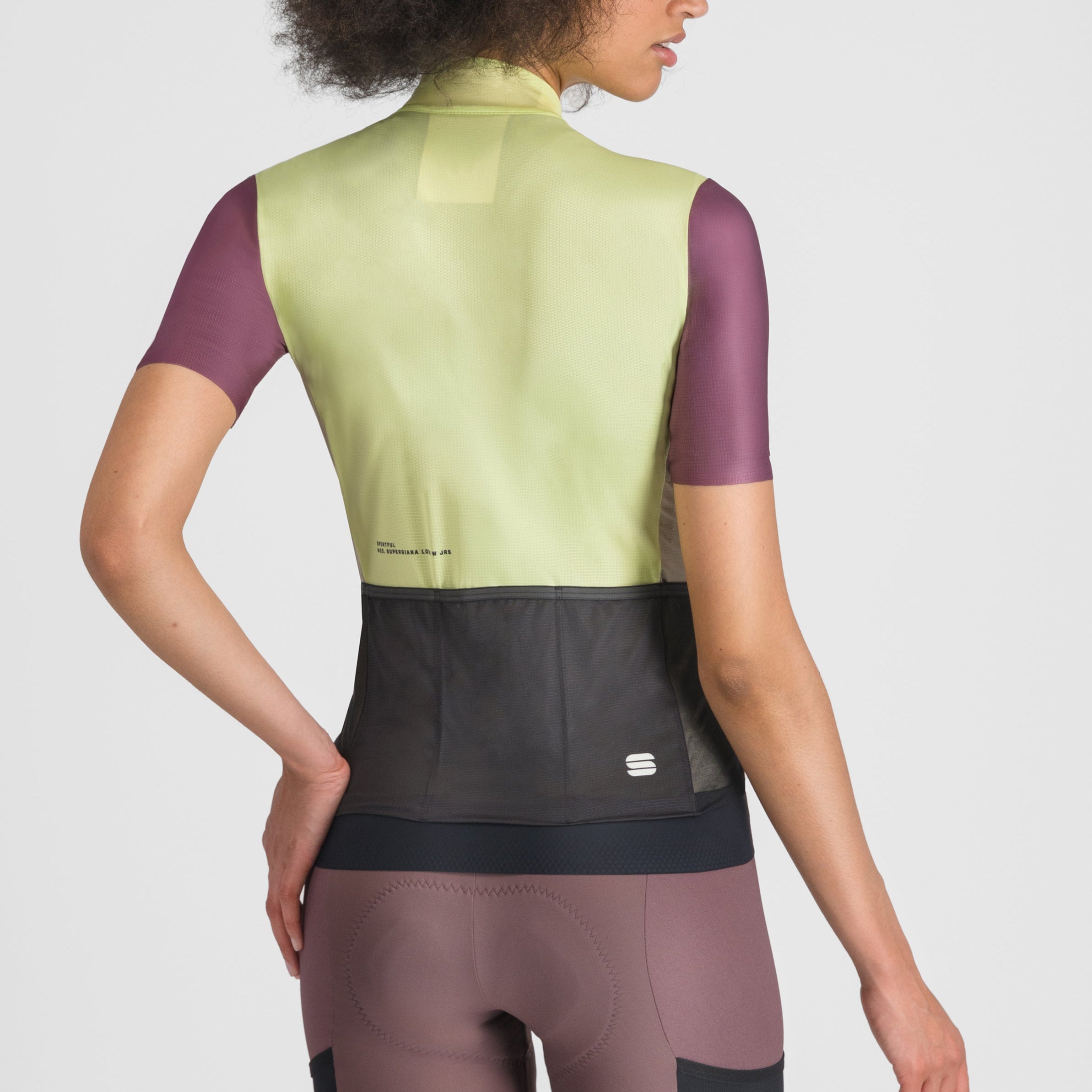 Maglia donna Sportful Supergiara Logo - Giallo - P