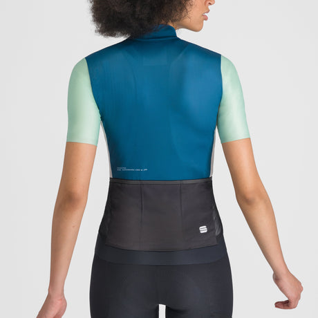 Maglia donna Sportful Supergiara Logo - Petrolio - F