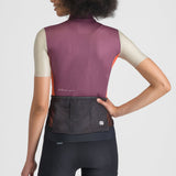 Maglia donna Sportful Supergiara Logo - Bordeaux - E