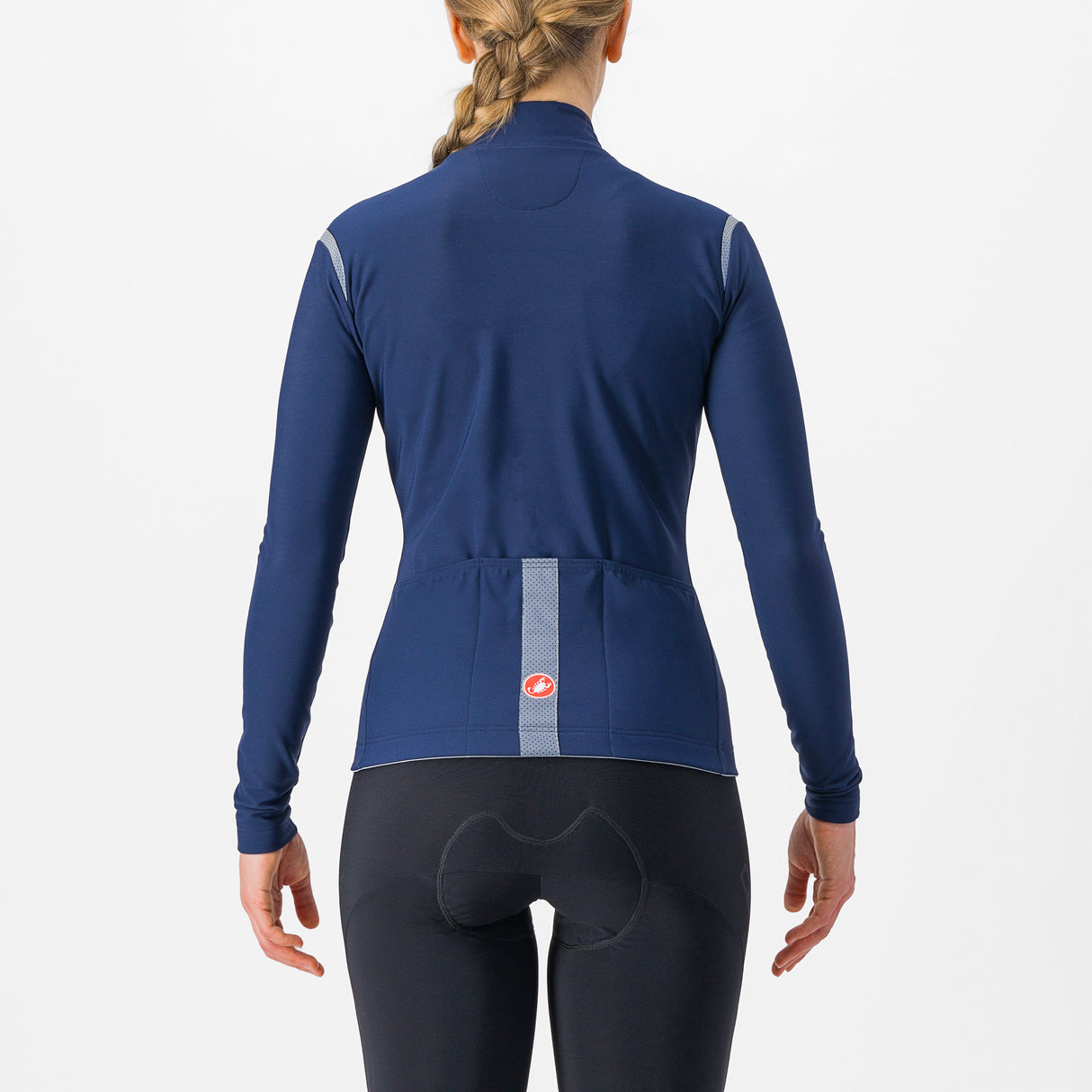 Maglia maniche lunghe donna Castelli Tutto Nano RoS - Blu scuro - M