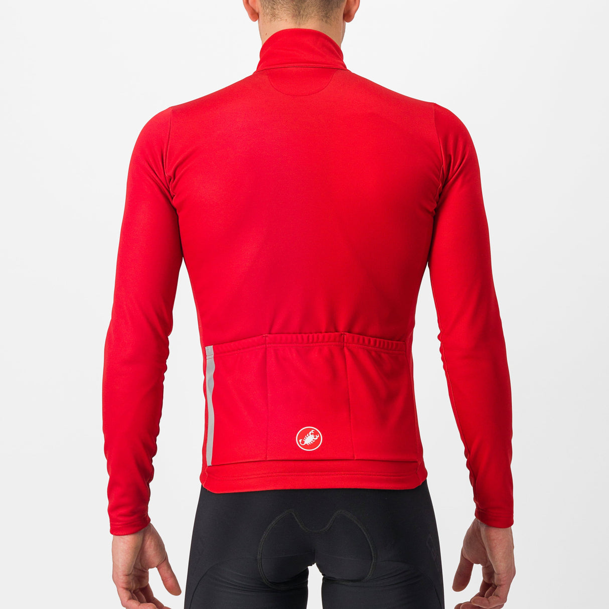 Maglia maniche lunghe Castelli Entrata - Rosso scuro - P