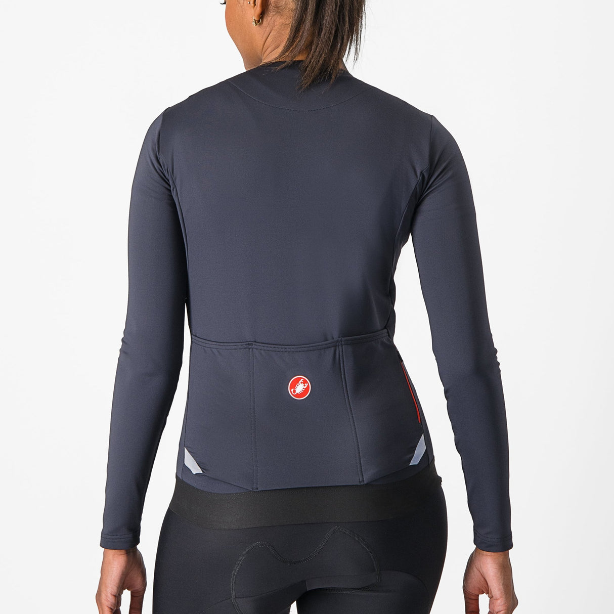 Maglia maniche lunghe donna Castelli Fly - Nero - L