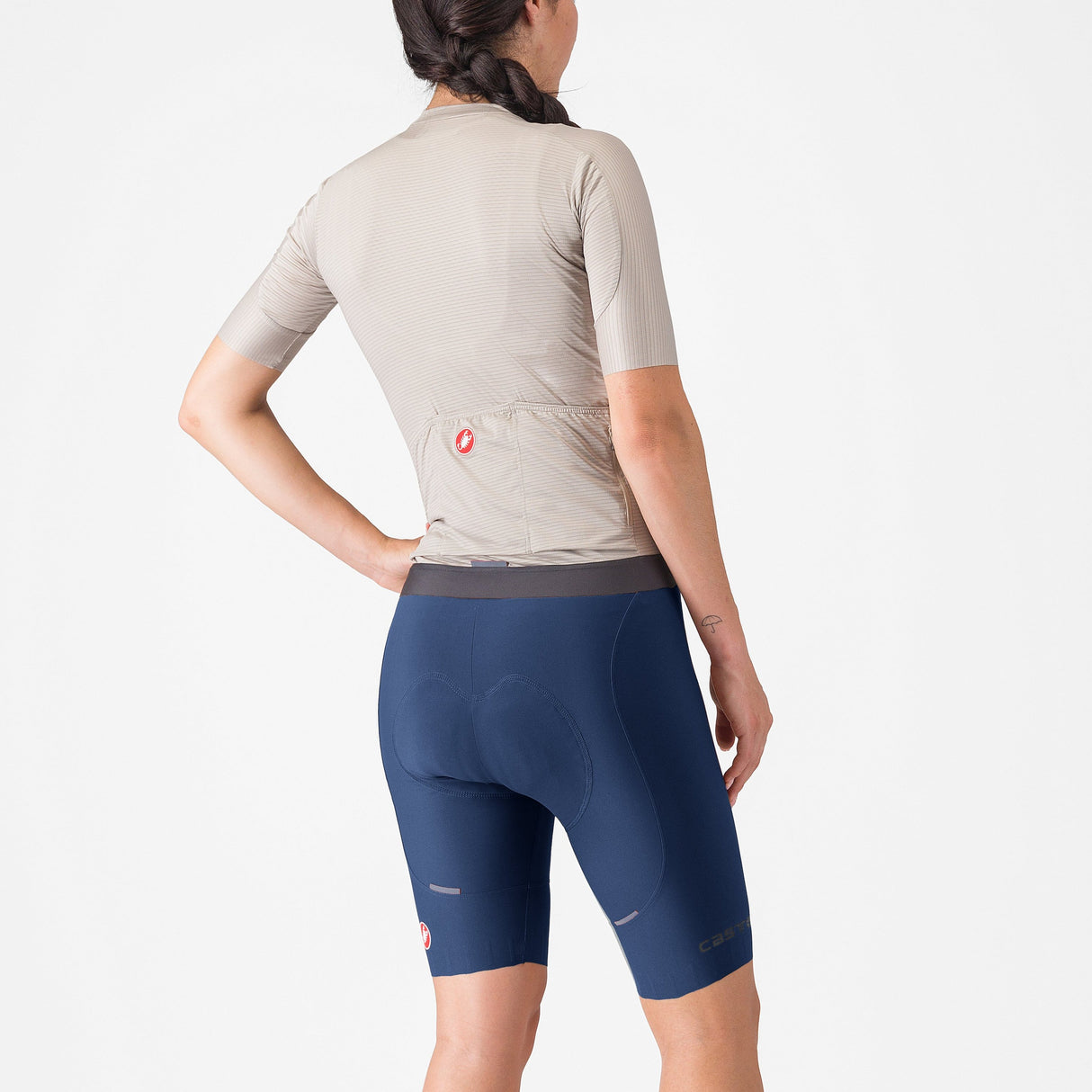 Pantaloncini donna Castelli Espresso DT - Blu scuro - I