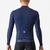 Maglia maniche lunghe Castelli Espresso Thermal - Blu - D