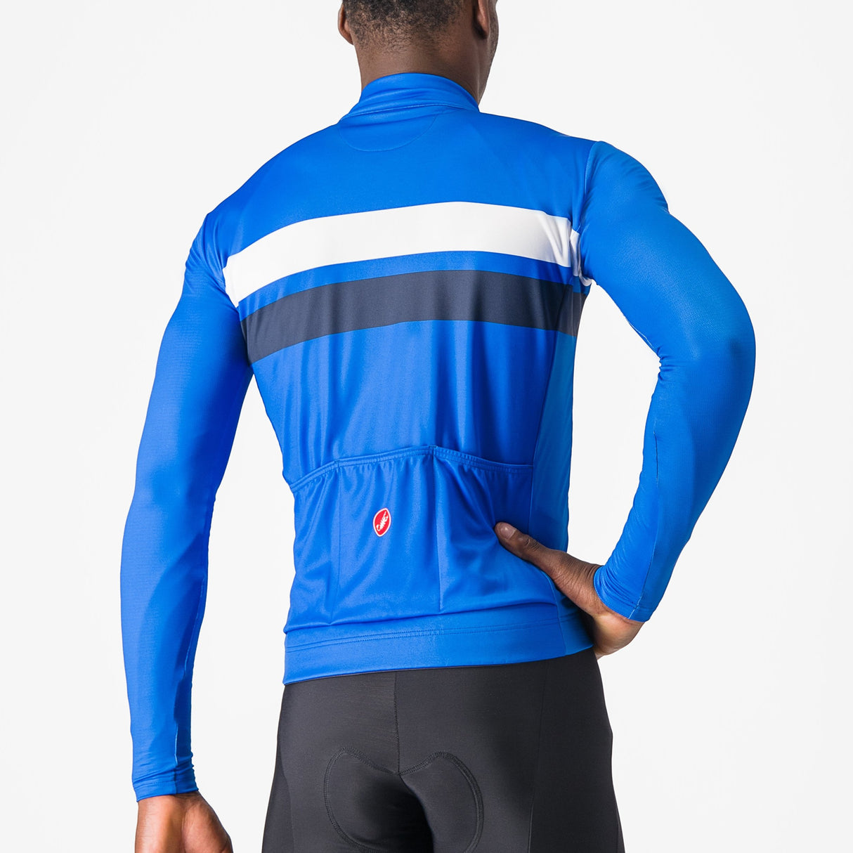 Maglia maniche lunghe Castelli Lineare - Blu - O